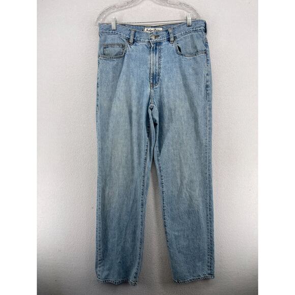 INDIGO PALMS Jeans Mens 34x34 Classic Fit Straight Leg Light Wash Cotton Blue - Picture 1 of 15